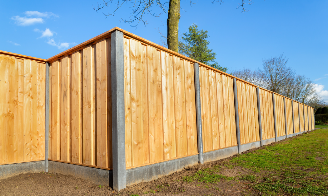 Large Wooden Fence